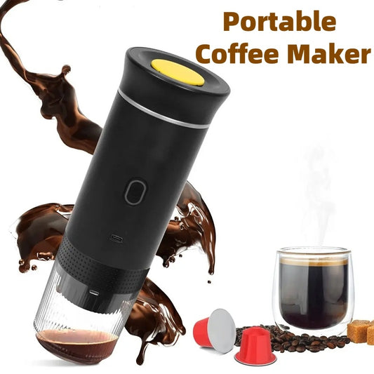 ☕ 3-in-1 Portable Espresso Machine – Coffee Grinder & Capsule Maker - Veluna