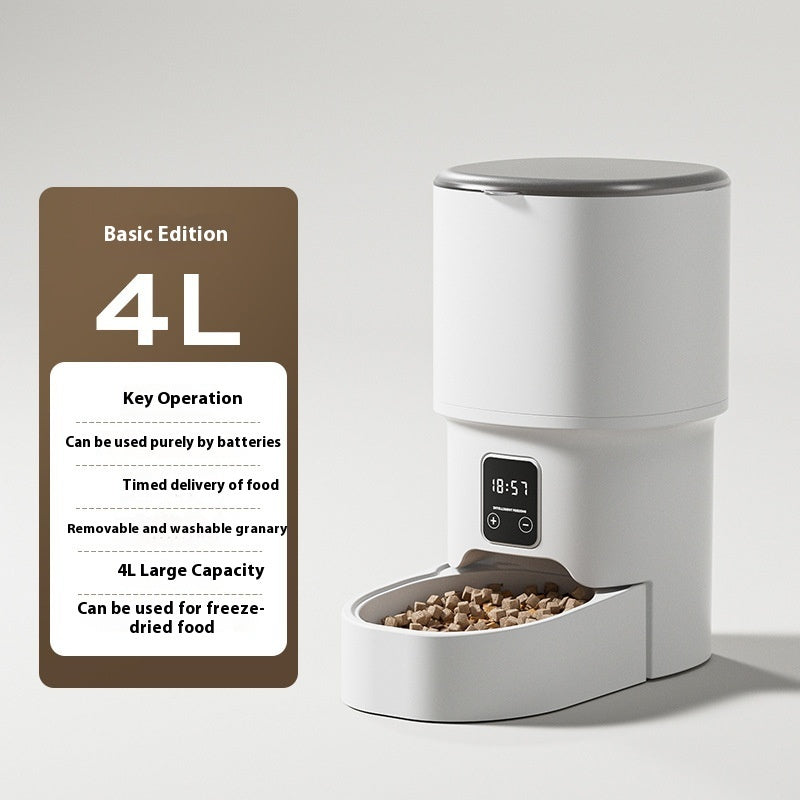 Veluna 4L Automatic Pet Feeder – Smart WiFi Dispenser - Veluna