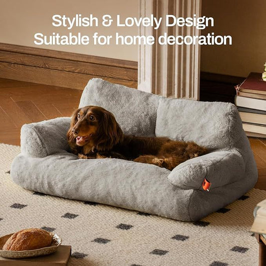 Veluna Super Soft Pet Sofa – Cozy Autumn & Winter Bed - Veluna