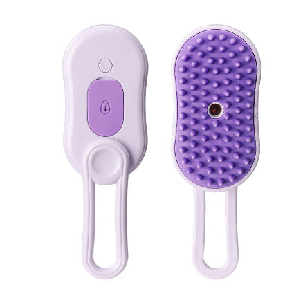 3-in-1 steam pet brush for cats and dogs
