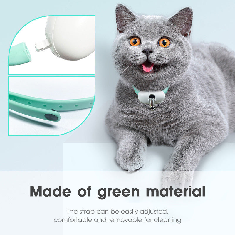 Automatic smart laser cat toy collar for interactive play