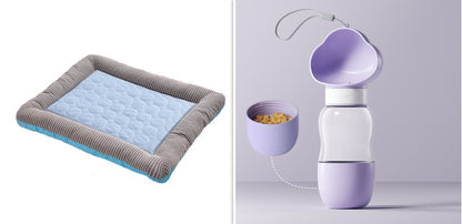 Pet cooling pad bed for dogs and cats summer mat