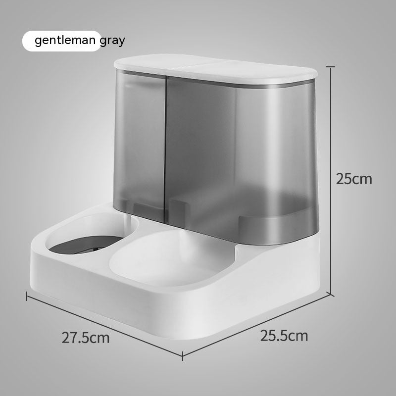 Easy-to-clean automatic pet feeder bowl