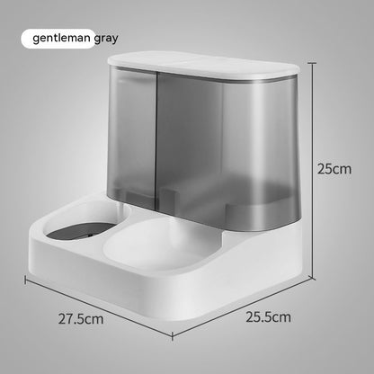 Easy-to-clean automatic pet feeder bowl