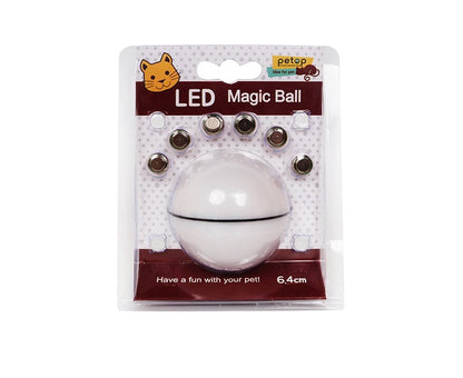 Interactive pet toy ball for cats and small dogs