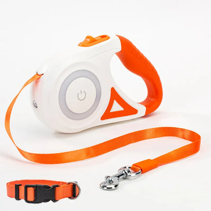 Veluna Solves Pet Walking Safety in Seconds – Retractable Leash & Collar