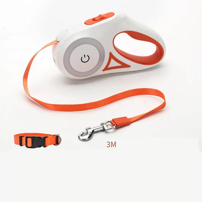 Veluna Solves Pet Walking Safety in Seconds – Retractable Leash & Collar