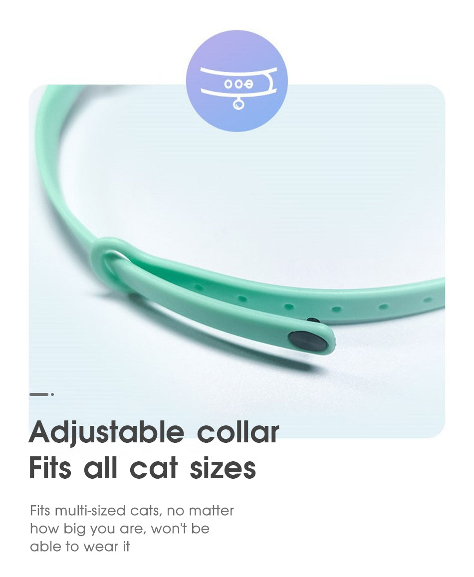 Automatic smart laser cat toy collar for interactive play