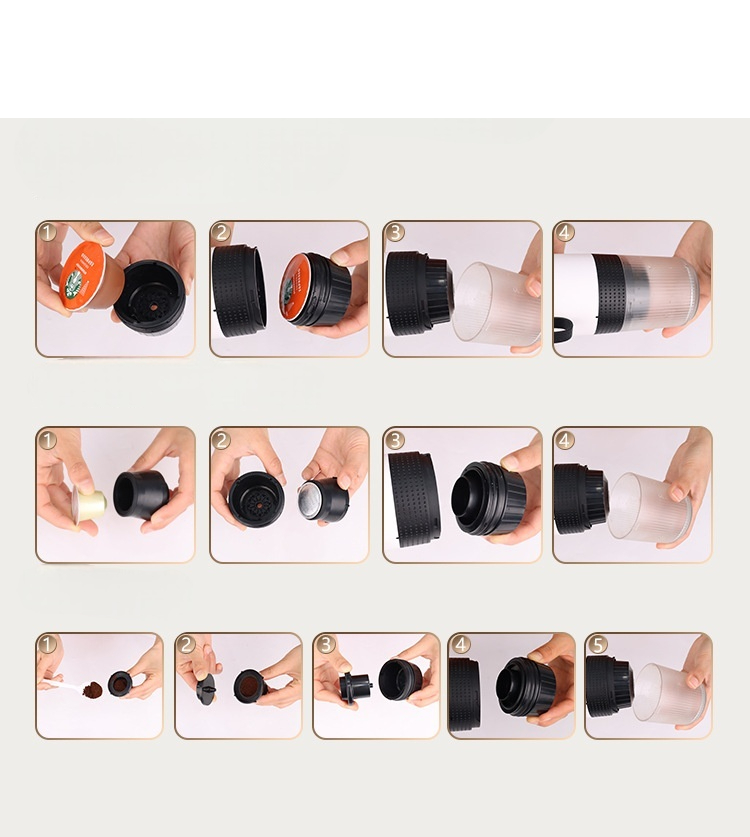 Veluna 3-in-1 Portable Espresso Maker – Fast Living Coffee