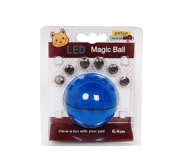 Interactive pet toy ball for cats and small dogs