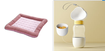 Pet cooling pad bed for dogs and cats summer mat