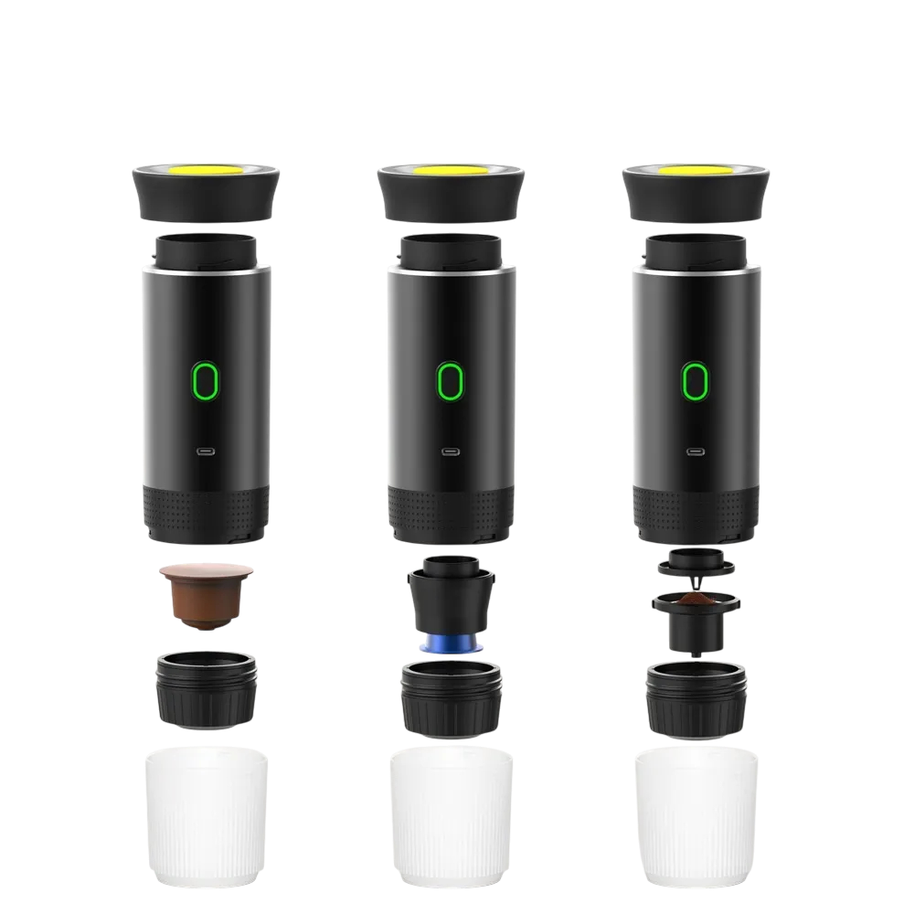 Veluna 3-in-1 Portable Espresso Maker – Fast Living Coffee
