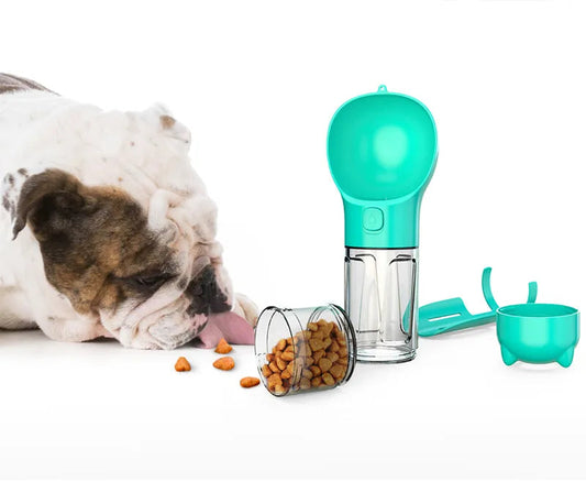 Veluna Solves Pet Thirst Outdoors in Seconds – 3-in-1 Water Bottle