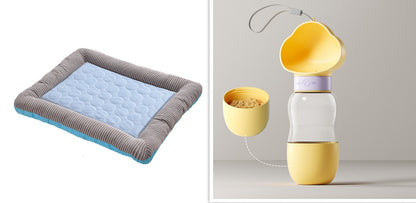 Pet cooling pad bed for dogs and cats summer mat