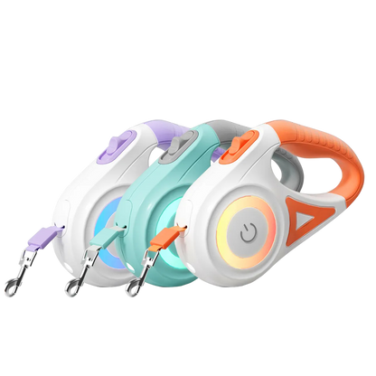 Veluna Solves Pet Walking Safety in Seconds – Retractable Leash & Collar