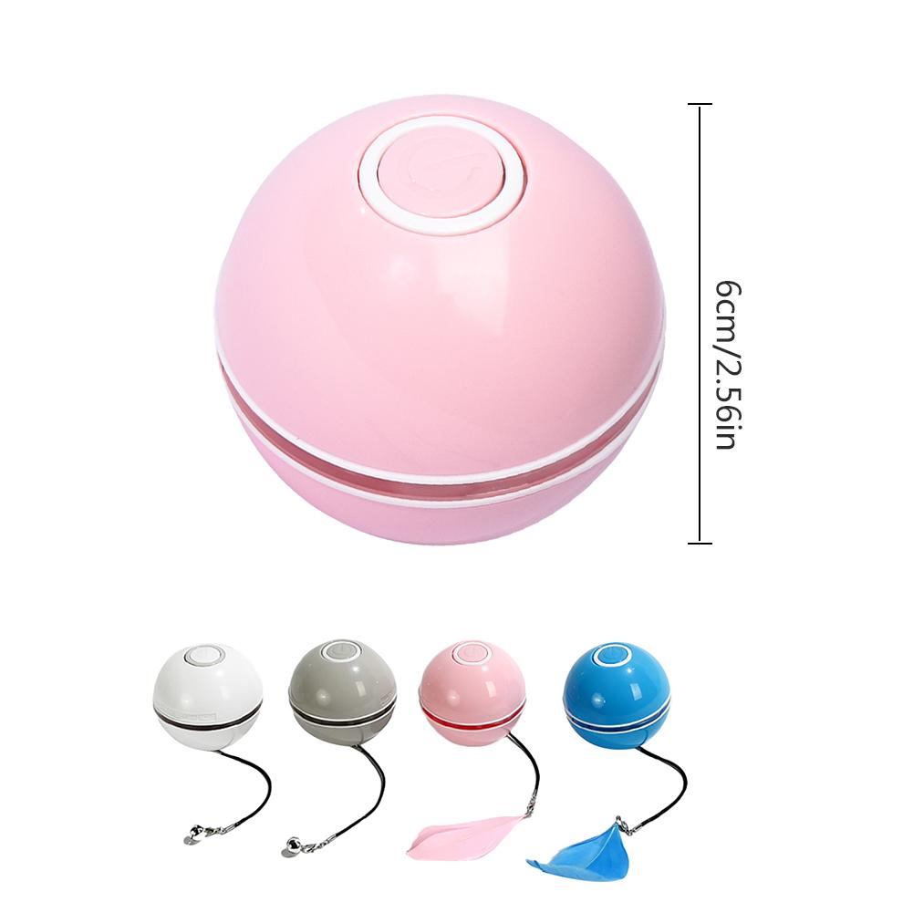 Interactive pet toy ball for cats and small dogs