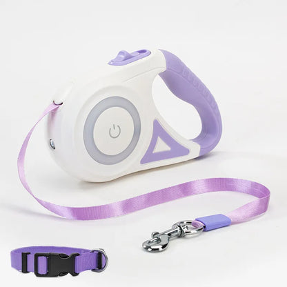 Veluna Solves Pet Walking Safety in Seconds – Retractable Leash & Collar