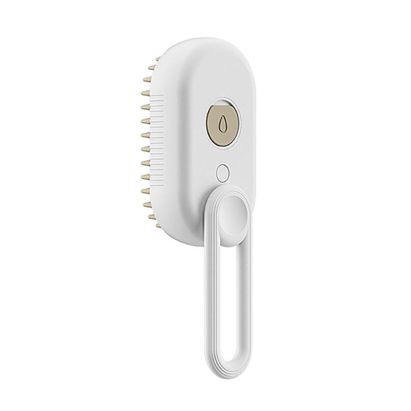 3-in-1 steam pet brush for cats and dogs