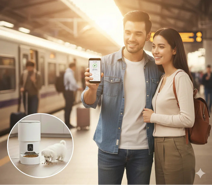 Veluna 4L Automatic Pet Feeder – Smart WiFi Dispenser - Veluna