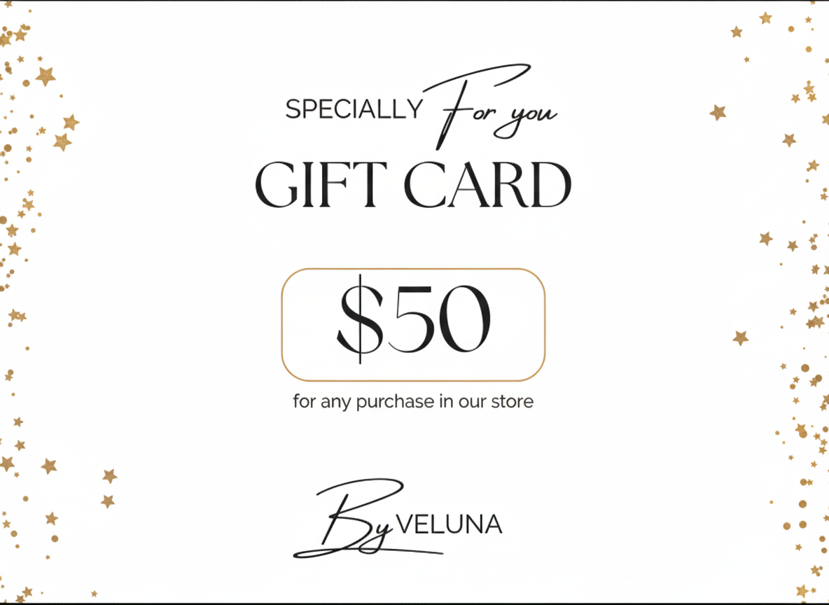 Veluna $50 E-Gift Card – Perfect for Any Occasion - Veluna