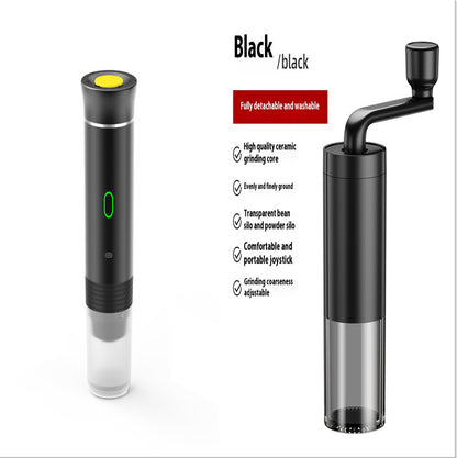 ☕ 3-in-1 Portable Espresso Machine – Coffee Grinder & Capsule Maker - Veluna