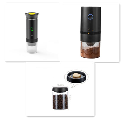 ☕ 3-in-1 Portable Espresso Machine – Coffee Grinder & Capsule Maker - Veluna