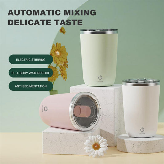 Veluna 350ml Self-Stirring Mug – Magnetic Mixing Cup - Veluna