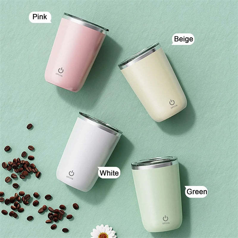 Veluna 350ml Self-Stirring Mug – Magnetic Mixing Cup - Veluna