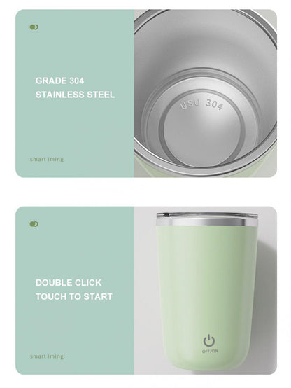 Veluna 350ml Self-Stirring Mug – Magnetic Mixing Cup - Veluna