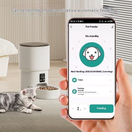 Veluna 4L Automatic Pet Feeder – Smart WiFi Dispenser - Veluna