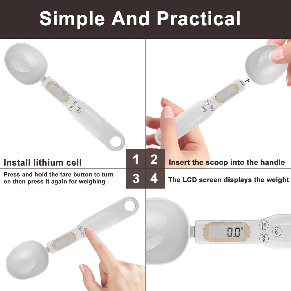 Veluna LCD Digital Spoon Scale – Precise & Easy - Veluna