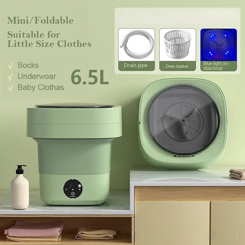 Veluna Mini Foldable Washing Machine – Portable & Compact - Veluna