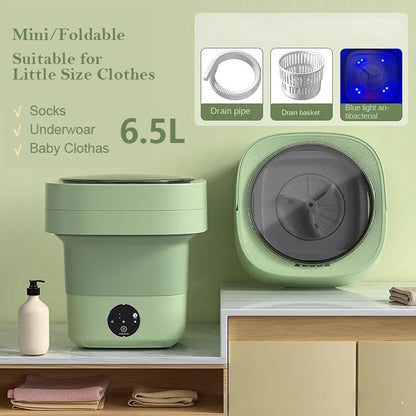 Veluna Mini Foldable Washing Machine – Portable & Compact - Veluna