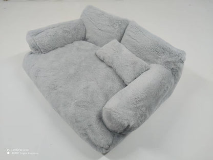 Veluna Super Soft Pet Sofa – Cozy Autumn & Winter Bed - Veluna