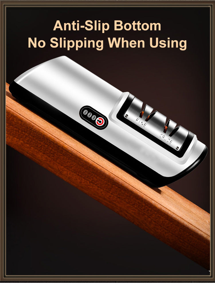 Veluna USB Electric Knife Sharpener – Adjustable Tool - Veluna