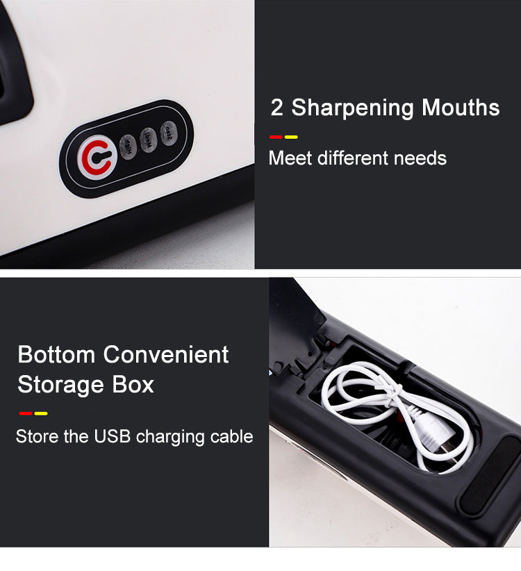 Veluna USB Electric Knife Sharpener – Adjustable Tool - Veluna