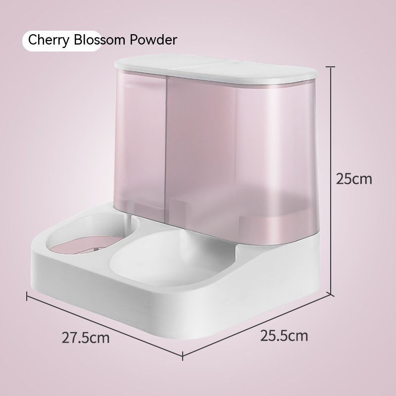 Easy-to-clean automatic pet feeder bowl