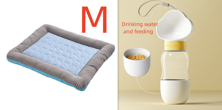 Pet cooling pad bed for dogs and cats summer mat