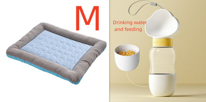 Pet cooling pad bed for dogs and cats summer mat