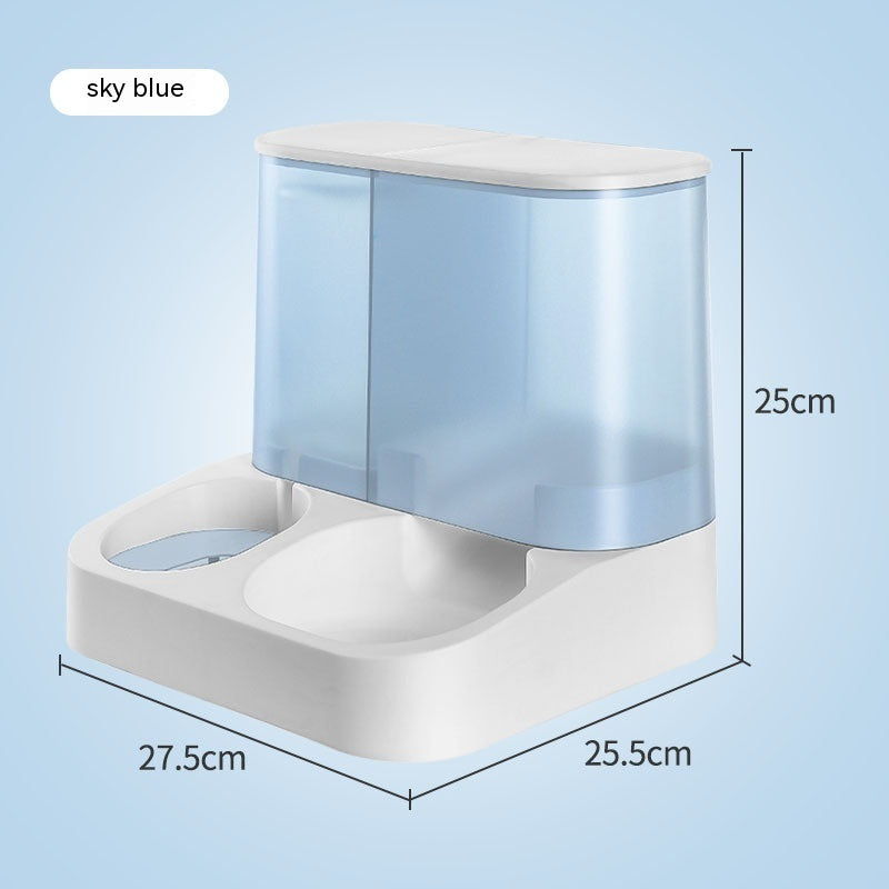 Easy-to-clean automatic pet feeder bowl