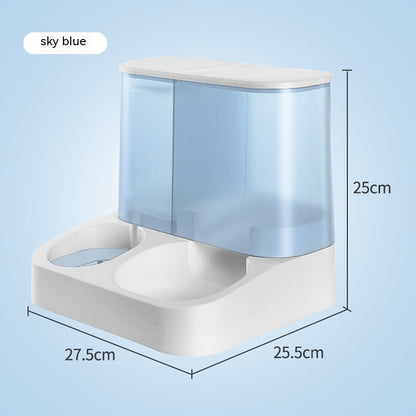 Easy-to-clean automatic pet feeder bowl